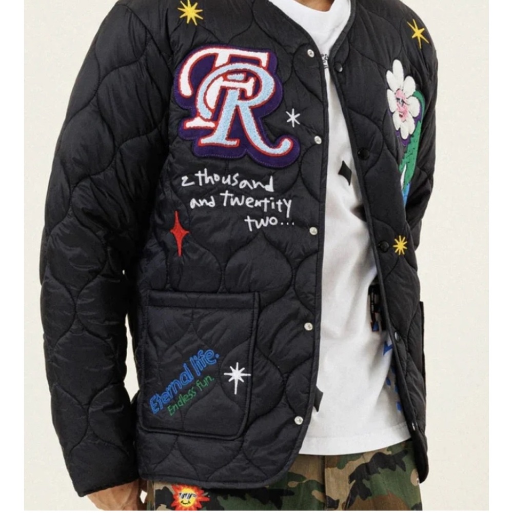 NWT First row quilted jacket